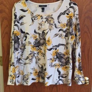 Long Sleeve Print Tee Top